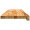 vidaXL Treppenstufen 2 Stk. Hellbraun 80x25x2 cm Massivholz Eiche