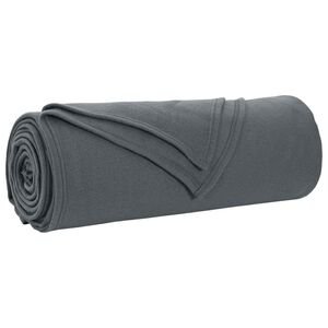 vidaXL Wohndecke Dunkelgrau 280 x 210 cm 0.84 kg Fleece