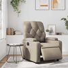 vidaXL Relaxsessel Elektrisch Cappuccino-Braun Kunstleder