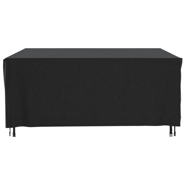 vidaXL Gartenm&ouml;bel-Abdeckungen 2 Stk. Schwarz 250x210x90cm Wasserdicht
