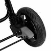 vidaXL Tandem-Zwillingskinderwagen Hellgrau Stahl