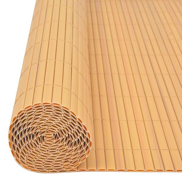 vidaXL Gartenzaun Gelb 150 x 300 cm PVC
