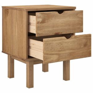 vidaXL Nachttisch OTTA 45x39x57 cm Massivholz Kiefer