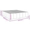 vidaXL Boxspringbett mit Matratze Creme 200x200 cm Stoff