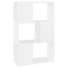 vidaXL B&uuml;cherregal Raumteiler Wei&szlig; 60x24x94 cm Holzwerkstoff
