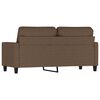 vidaXL 2-Sitzer-Sofa Braun 140 cm Stoff