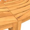vidaXL Baumbank Halbrund &Oslash;160 cm Massivholz Teak