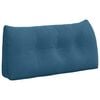 vidaXL R&uuml;ckenkissen Blau 100 x 24 x 50 cm Samt