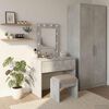 vidaXL Schminktisch mit Schubladen Grau 60 x 40 x 70 cm Holzwerkstoff