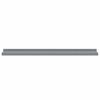 vidaXL Bilderleisten 2 Stk. Grau 80x9x3 cm MDF