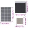 vidaXL 12-tlg. Handtuch-Set Grau Baumwolle