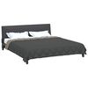 vidaXL Sommerdecke Hellgrau und Anthrazit 220 x 260 cm Mikrofaser