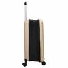 vidaXL Koffer mit Schloss Champagner 50 x 30 x 76 cm ABS Kunststoff