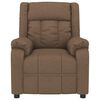 vidaXL Massagesessel Braun Stoff