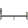 vidaXL Bettgestell ohne Matratze Sonoma-Eiche 90x190 cm Holzwerkstoff
