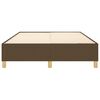 vidaXL Boxspringbettgestell Dunkelbraun 140x200 cm Stoff