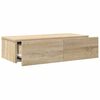 vidaXL Wandregal mit Schubladen Sonoma-Eiche 60x26,5x15 cm