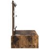 vidaXL Schminktisch mit Speicher Braun 100 x 40 x 70 cm Holzwerkstoff