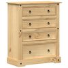 vidaXL Kommode Corona 92x48x120 cm Massivholz Kiefer