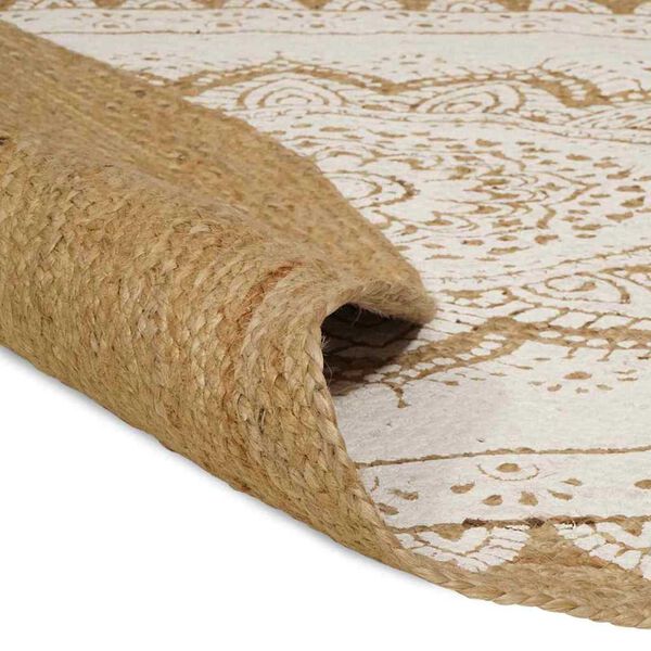 vidaXL Teppich Braun 100 x 152 cm Jute