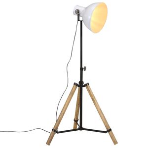 vidaXL Stehleuchte 25 W Wei&szlig; 75x75x90-150 cm E27