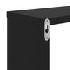 vidaXL W&uuml;rfelregale 2 Stk. Schwarz 26x15x26 cm