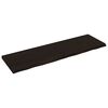 vidaXL Wandregal Dunkelbraun 200x60x(2-6)cm Massivholz Eiche Behandelt