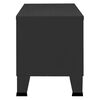 vidaXL TV-Schrank Industrie-Stil Schwarz 105x35x42 cm Metall