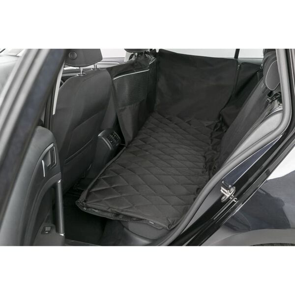 TRIXIE Auto-R&uuml;cksitzbezug f&uuml;r Hunde 155x130 cm Teilbar Schwarz