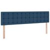 vidaXL Aufbewahrungsbett mit Matratze Blau 160 x 200 cm Holzwerkstoff