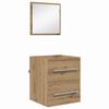 vidaXL Badezimmerm&ouml;bel-Set mit Schubladen Braun 41 x 38,5 x 48 cm