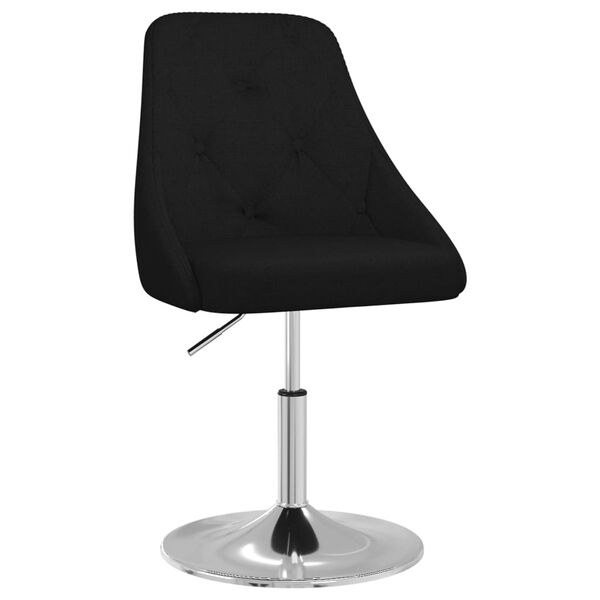 vidaXL Barhocker Schwarz Stoff
