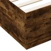vidaXL Bettgestell R&auml;uchereiche 140x200 cm Holzwerkstoff