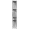 vidaXL B&uuml;cherregal Grau Sonoma 92x29x188 cm Holzwerkstoff