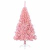 vidaXL K&uuml;nstlicher vorbeleuchteter Weihnachtsbaum Rosa 180 cm PVC