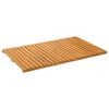 vidaXL Badematte Uni Braun 80 x 50 cm Massives Akazienholz