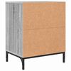 vidaXL Nachttisch 2 pcs Grau Sonoma 49 x 36 x 61 cm Holzwerkstoff