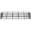 vidaXL Outdoor-Hundezwinger Stahl 9,38 m&sup2;