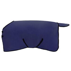 vidaXL Pferdedecke Marineblau 75 cm Polyester-Fleece