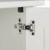 vidaXL Waschmaschinen-Schrank mit Regal VIGO Wei&szlig; und Antikwei&szlig;