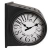 Gifts Amsterdam Wanduhr Glasgow Metall Schwarz 28x21x31,5 cm