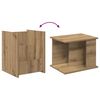 vidaXL Magazinregal Artisan-Eiche 35 x 35 x 45 cm Holzwerkstoff