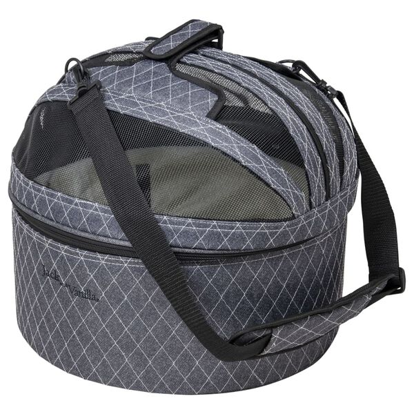 Jack and Vanilla Haustier-Tragetasche Bizou 40x40x34 cm Grau