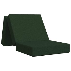 vidaXL Klappsofa Bett 90 x 67 x 45 cm Dunkelgr&uuml;n