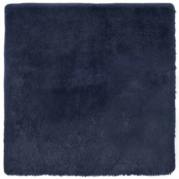 vidaXL Teppich Shaggy Hochflor NAVARRA Marineblau 200x200 cm Polyester