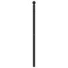 vidaXL Ersatz-Kopfteil Metall Schwarz 90 cm