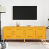 vidaXL TV-Schr&auml;nke 2 Stk. Senfgelb 68x39x50,5 cm Stahl