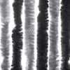 vidaXL Fliegenvorhang Grau und Schwarz 100x220 cm Chenille