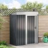 vidaXL Gartenh&uuml;tten Anthrazit 137 x 81 x 180 cm Metall