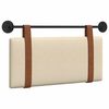 vidaXL H&auml;ngevorderseite Wandmontiert Creme 100 x 55 x 5 cm Antikes PU